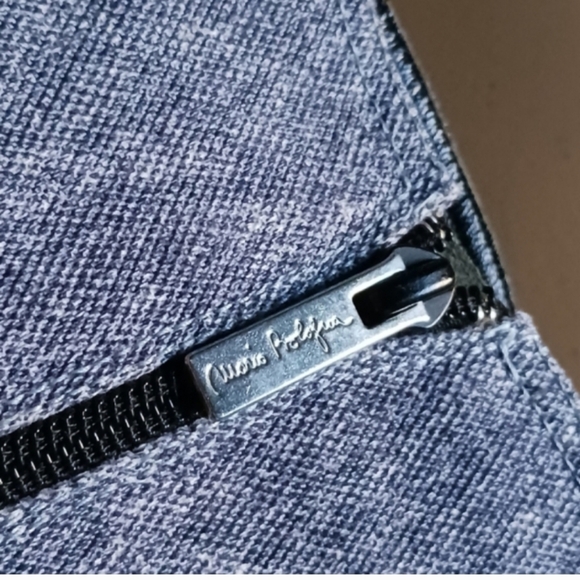 Mario Bologna Denim Heeled Boots Size 38.5 - Picture 9 of 12